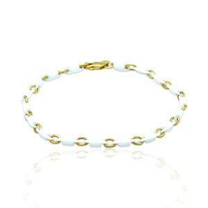 Superoro 18K Yellow Gold Ceramic Bracelet